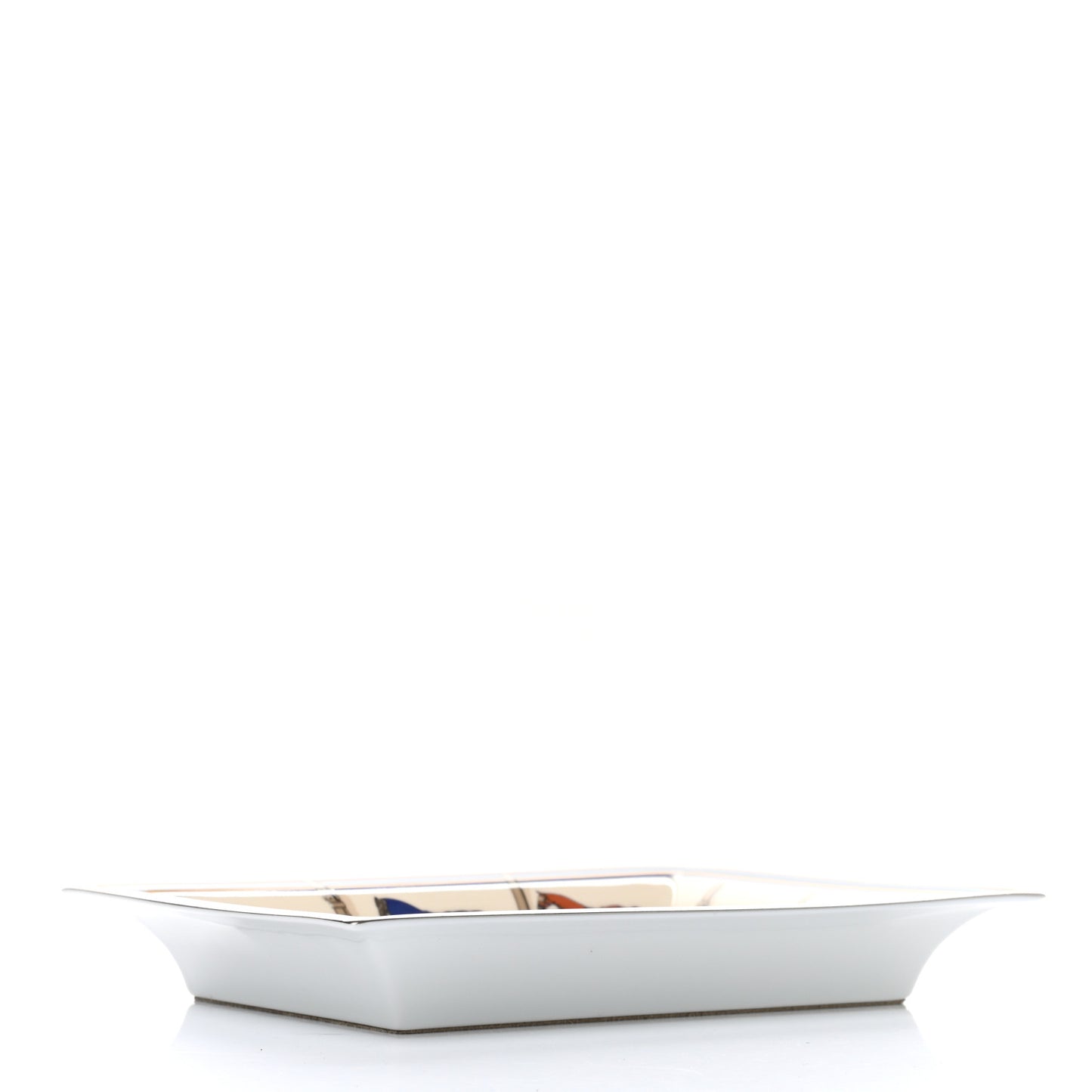 Porcelain Couvertures Et Tenues De Jour Change Tray