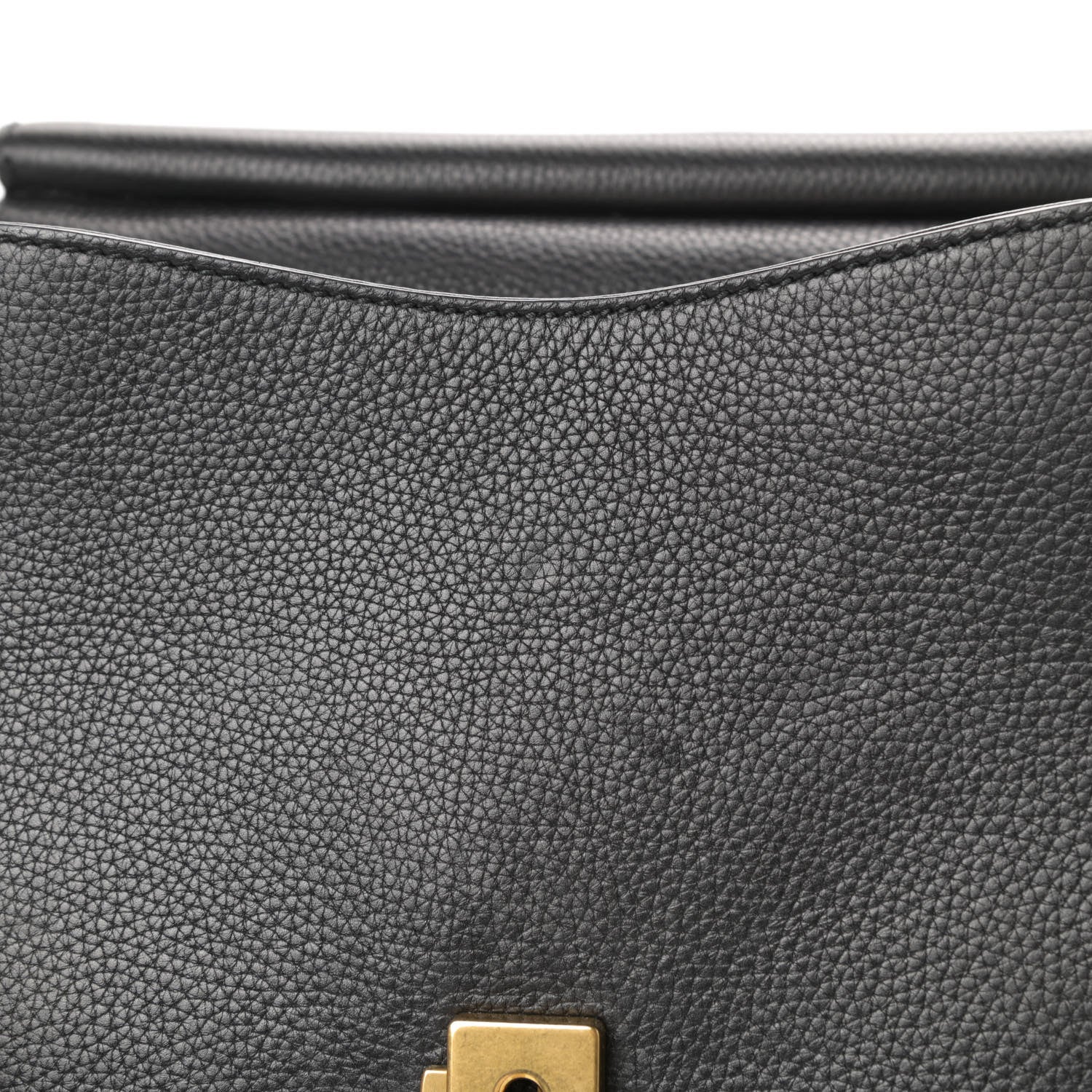 Gucci Calfskin Small GG Marmont Top Handle Bag Black 13 of 15