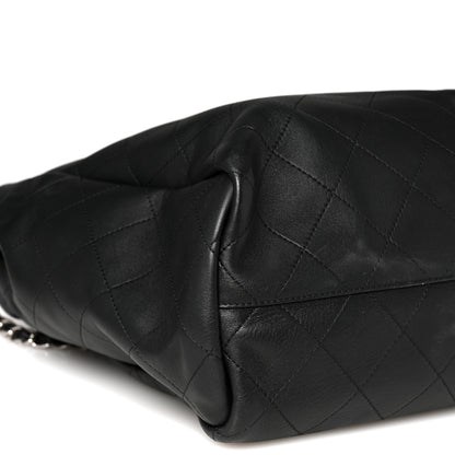 Chanel Calfskin Stitched Large Lady Coco Shopping Tote Black 9 of 10