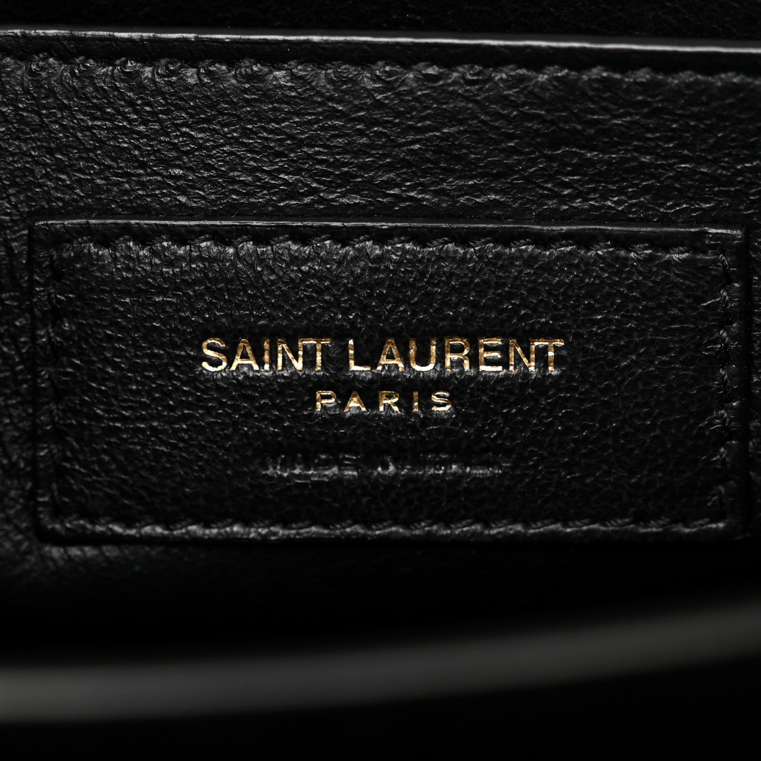 Saint Laurent Grain de Poudre Medium Classic Monogram Cassandra Top Handle Black 6 of 10