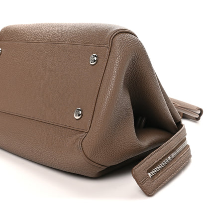 Loewe Supple Grained Calfskin Large Madrid Bag  Taupe 9 of 9
