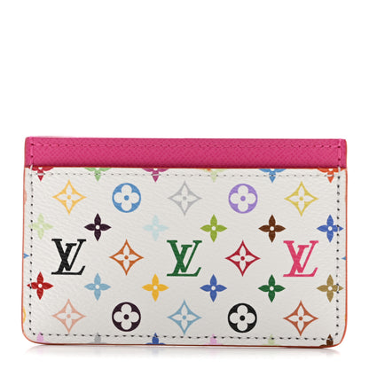 Louis Vuitton LV X TM Monogram Multicolor Card Holder Kawaii Pink 1 of 7