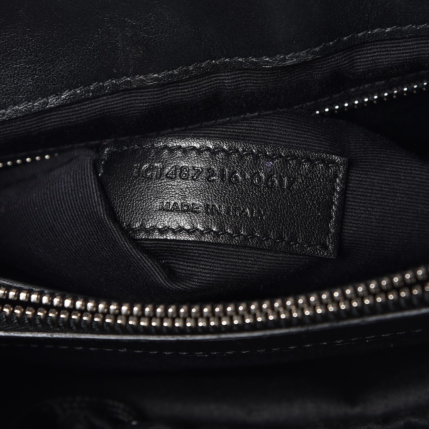 Saint Laurent Calfskin Y Quilted Monogram Medium Loulou Chain Satchel Black 8 of 14