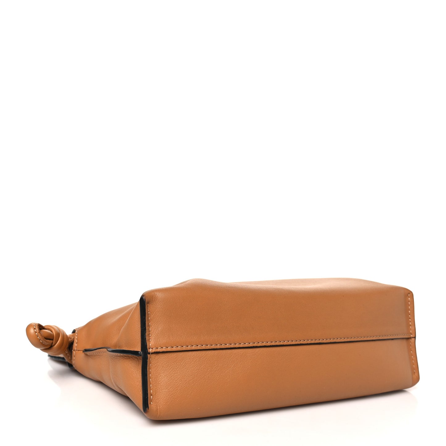 Nappa Flamenco Mini Knot Clutch Warm Desert
