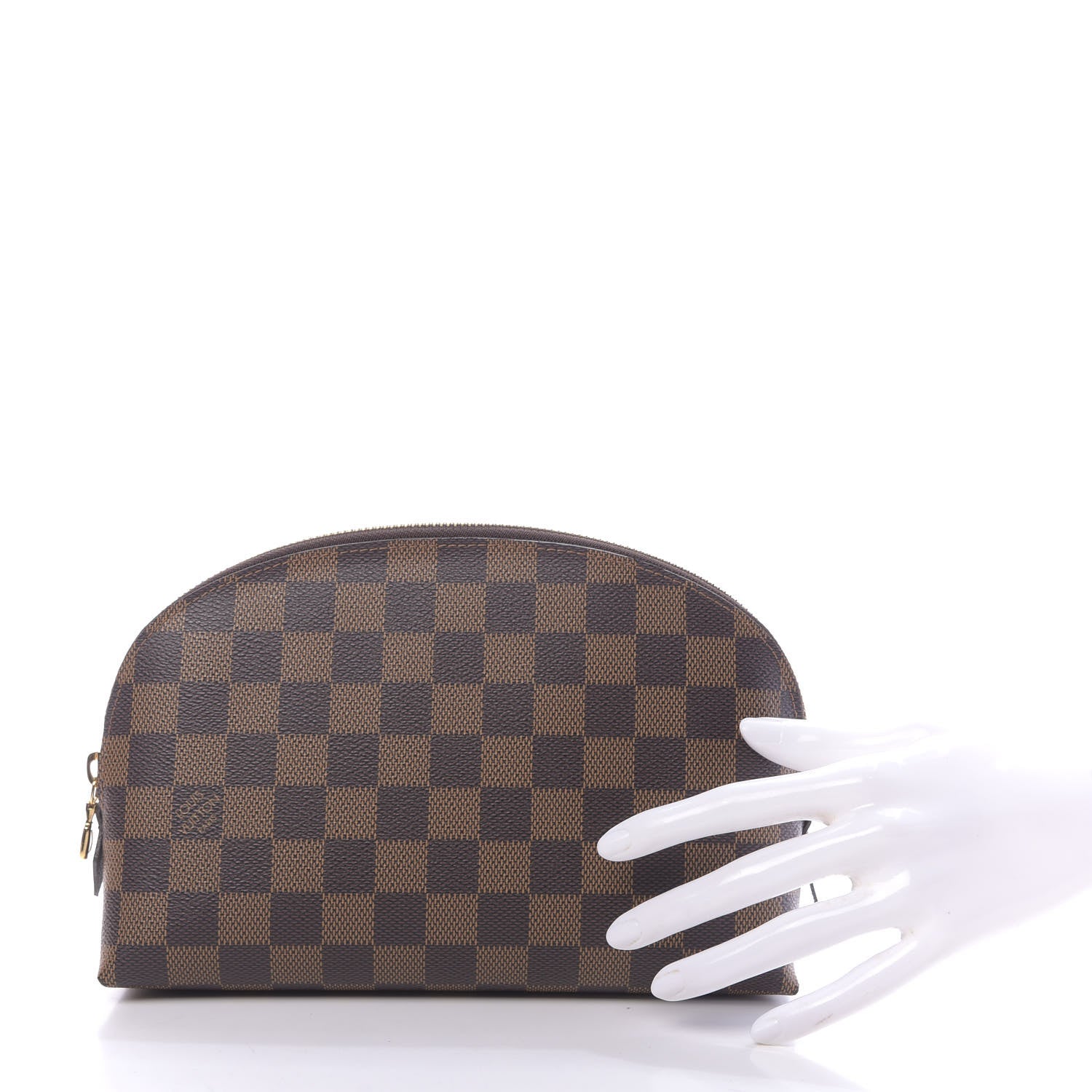 Louis Vuitton Damier Ebene Cosmetic Pouch GM 4 of 17