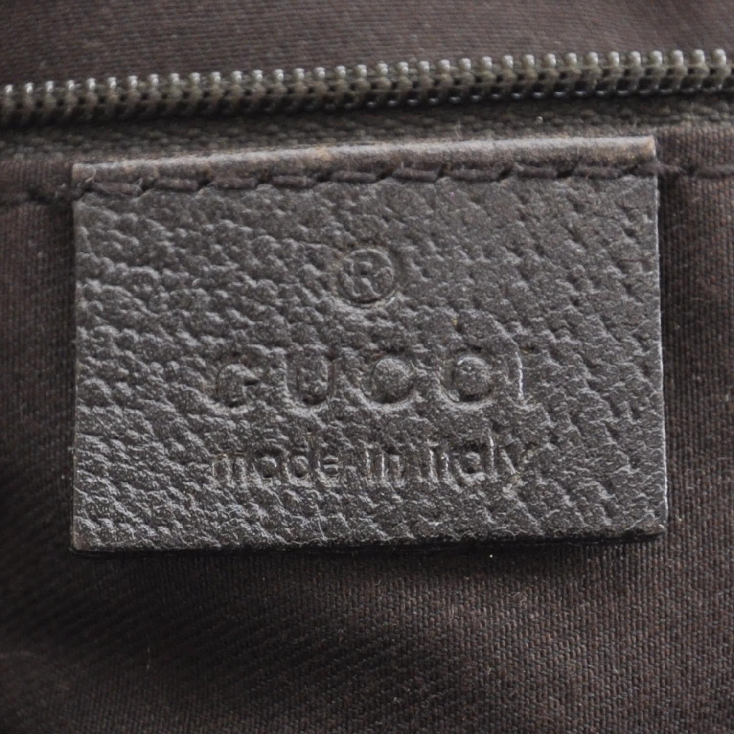 Gucci Monogram Small Abbey Hobo Ebony 6 of 9