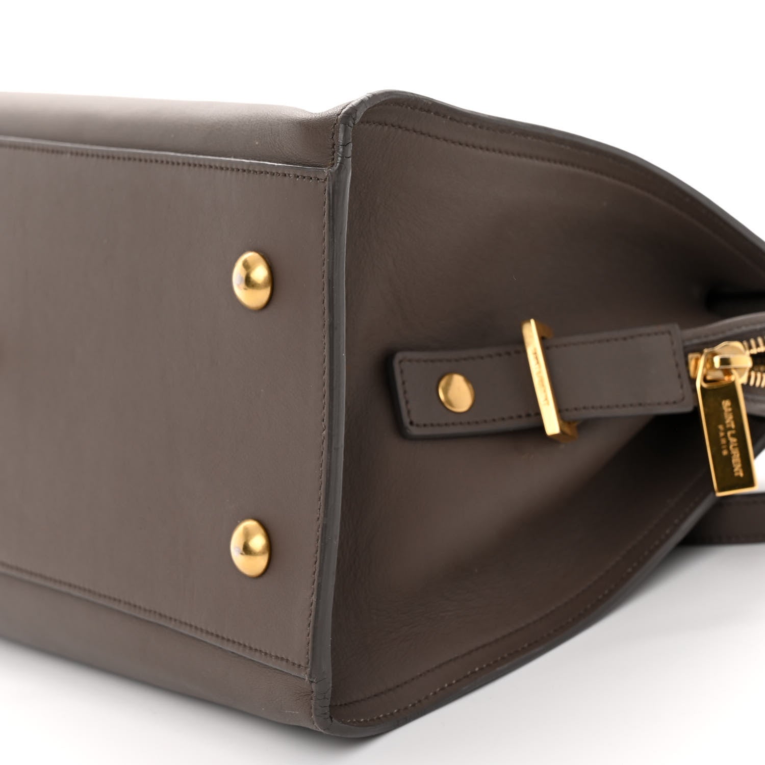 Saint Laurent Calfskin Small Classic Y Cabas Mousse 9 of 12