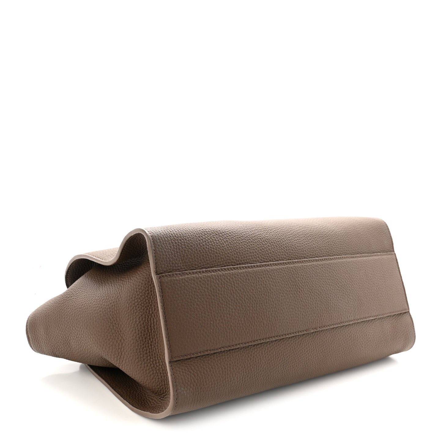 Matte Grained Calfskin Marlo 14 Dark Olive