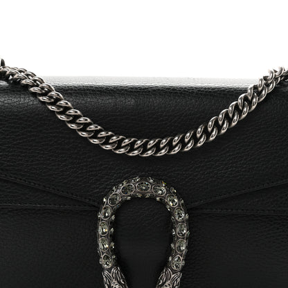 Gucci Pebbled Calfskin Small Dionysus Shoulder Bag Black 8 of 10