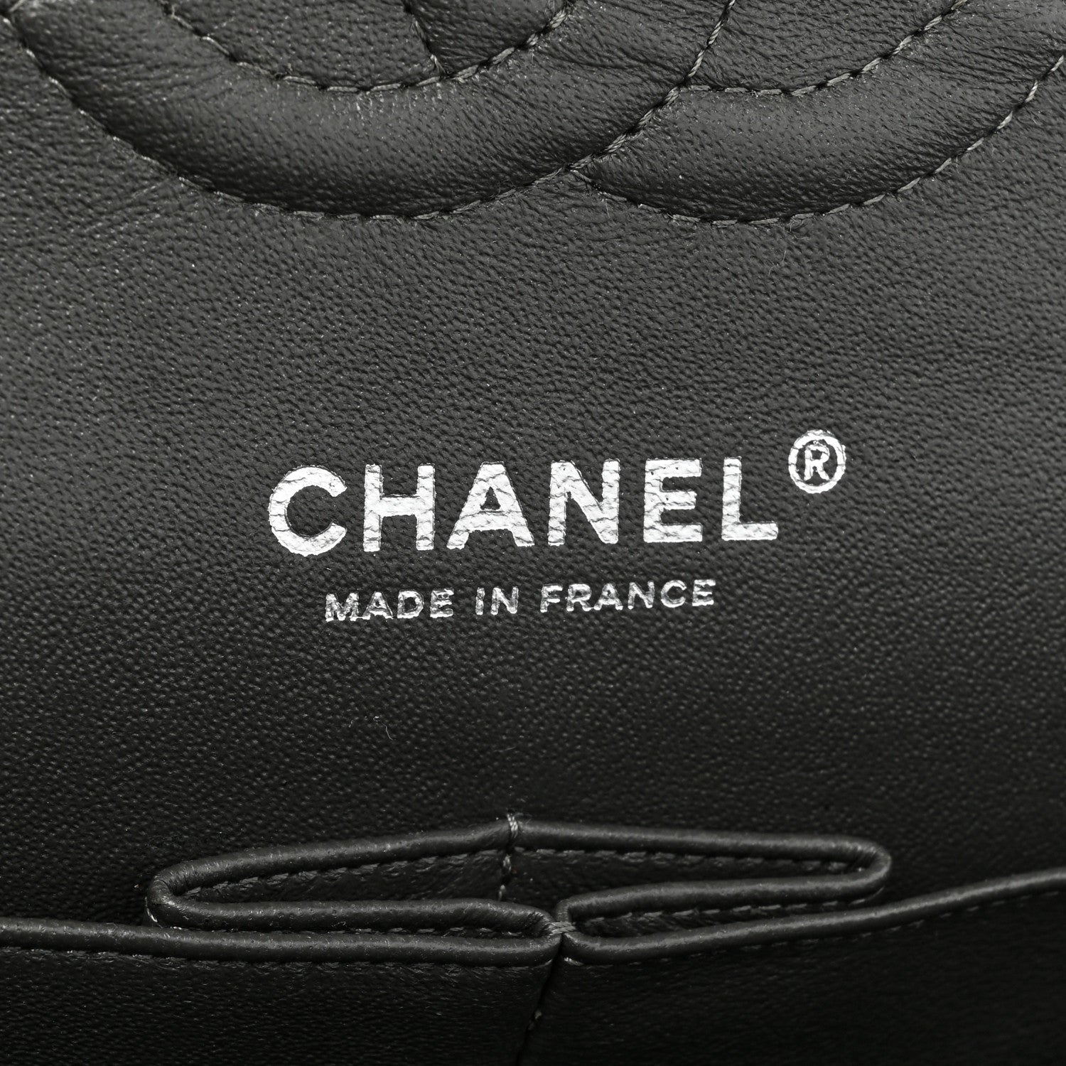 Chanel Caviar Quilted Medium Double Flap Dark Grey 6 of 16