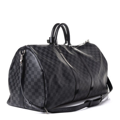 Louis Vuitton Damier Graphite Keepall Bandouliere 55 3 of 13