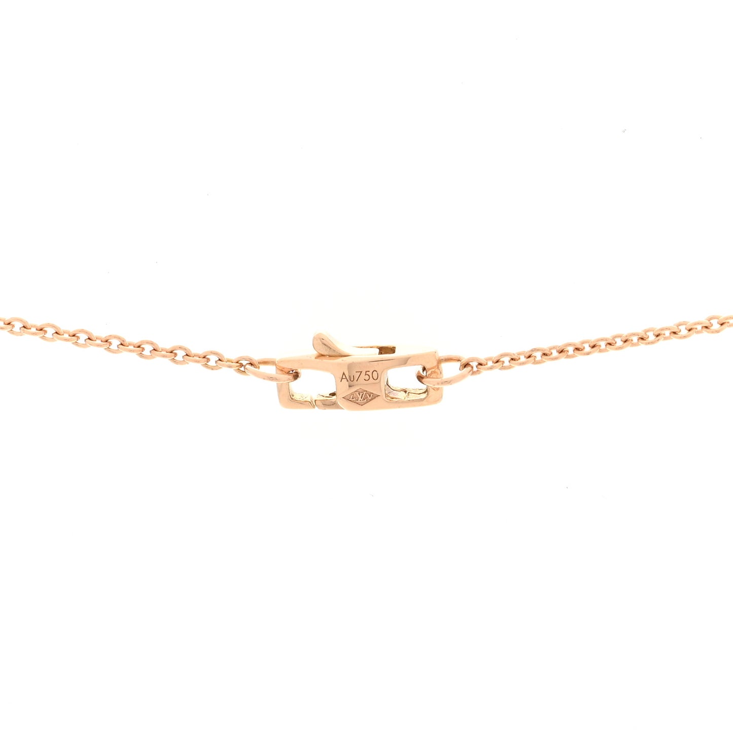 18K Pink Gold Empreinte Pendant Necklace