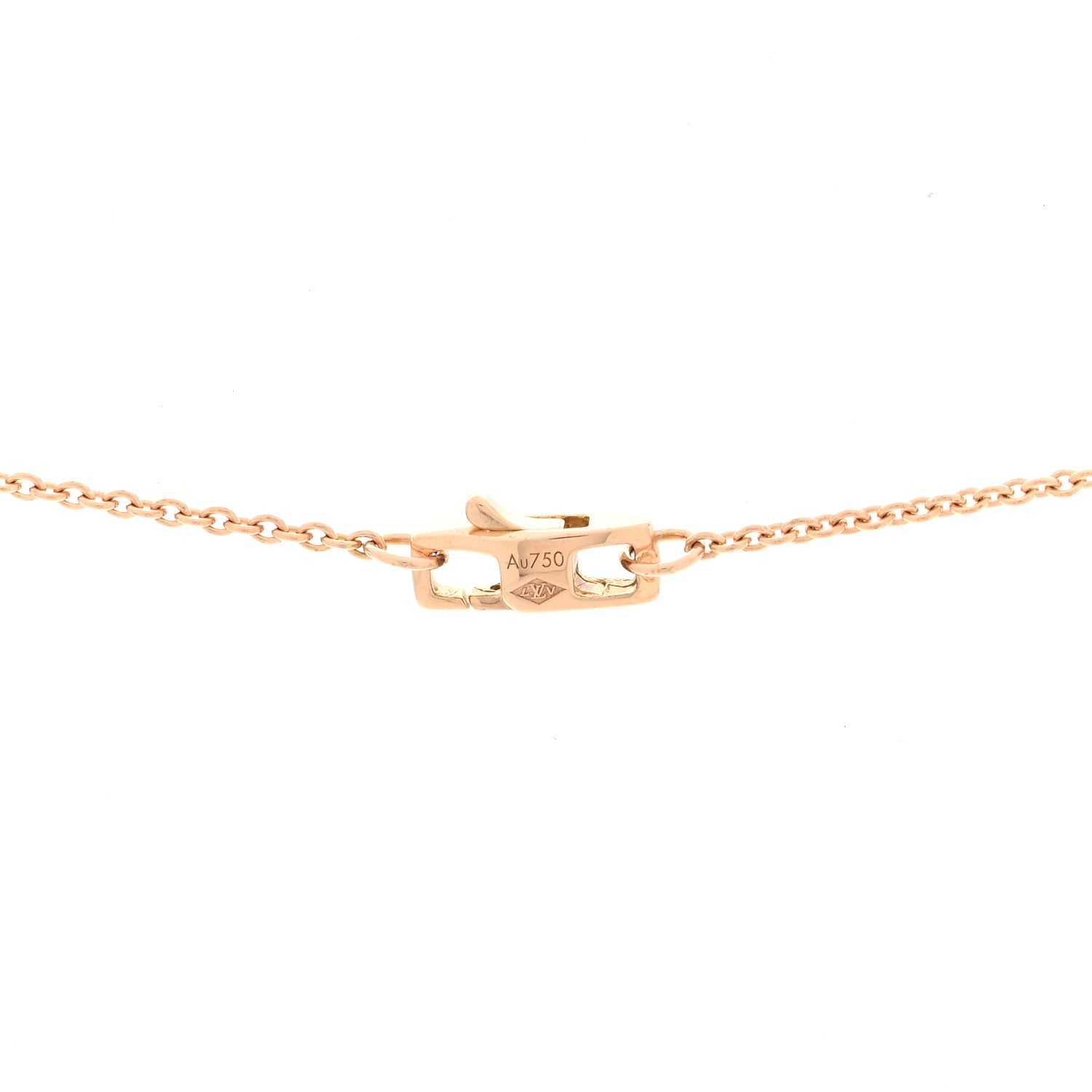 Louis Vuitton 18K Pink Gold Empreinte Pendant Necklace 4 of 5