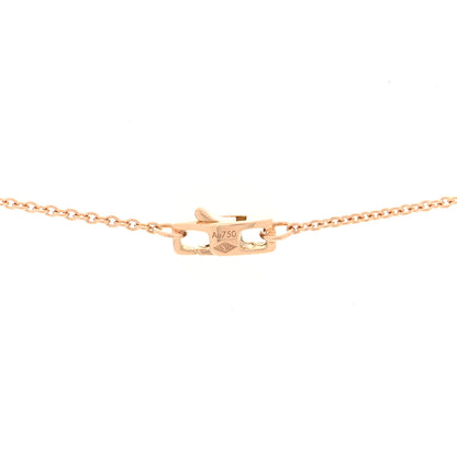 Louis Vuitton 18K Pink Gold Empreinte Pendant Necklace 4 of 5