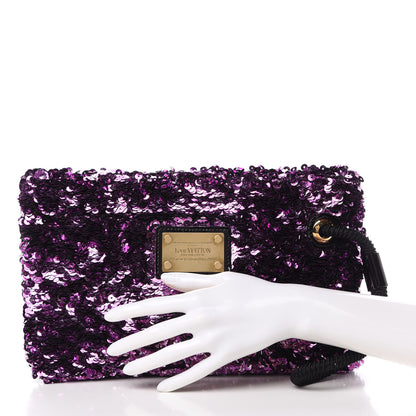 Louis Vuitton Sequin Pochette Rococo Violet 2 of 7