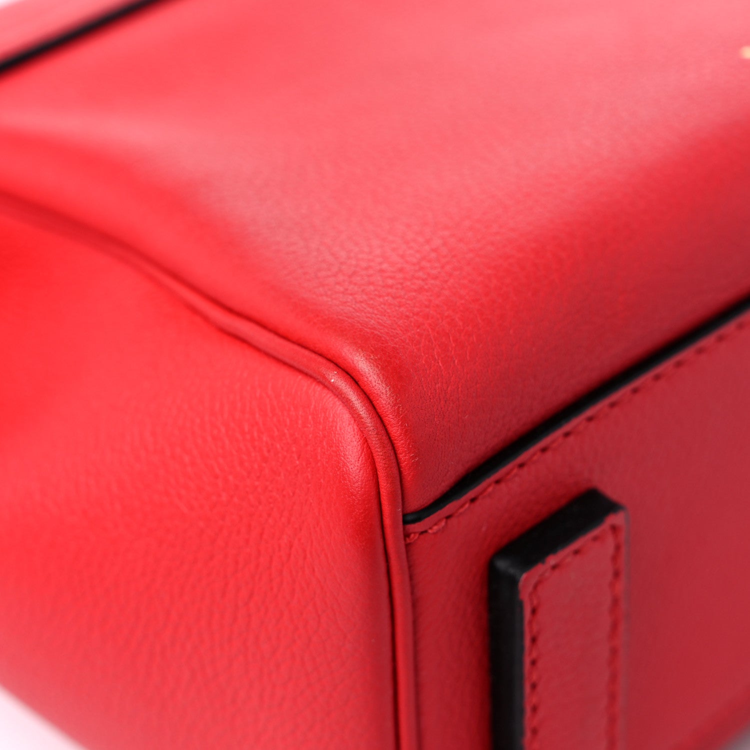 Versace Grained Calfskin Medium La Medusa Bag Red 9 of 17