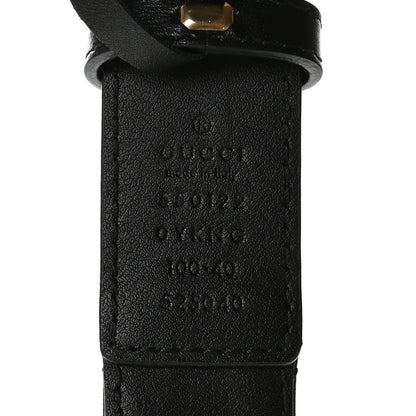 Gucci Calfskin Trapuntata Zumi Belt 100 40 Black 3 of 5