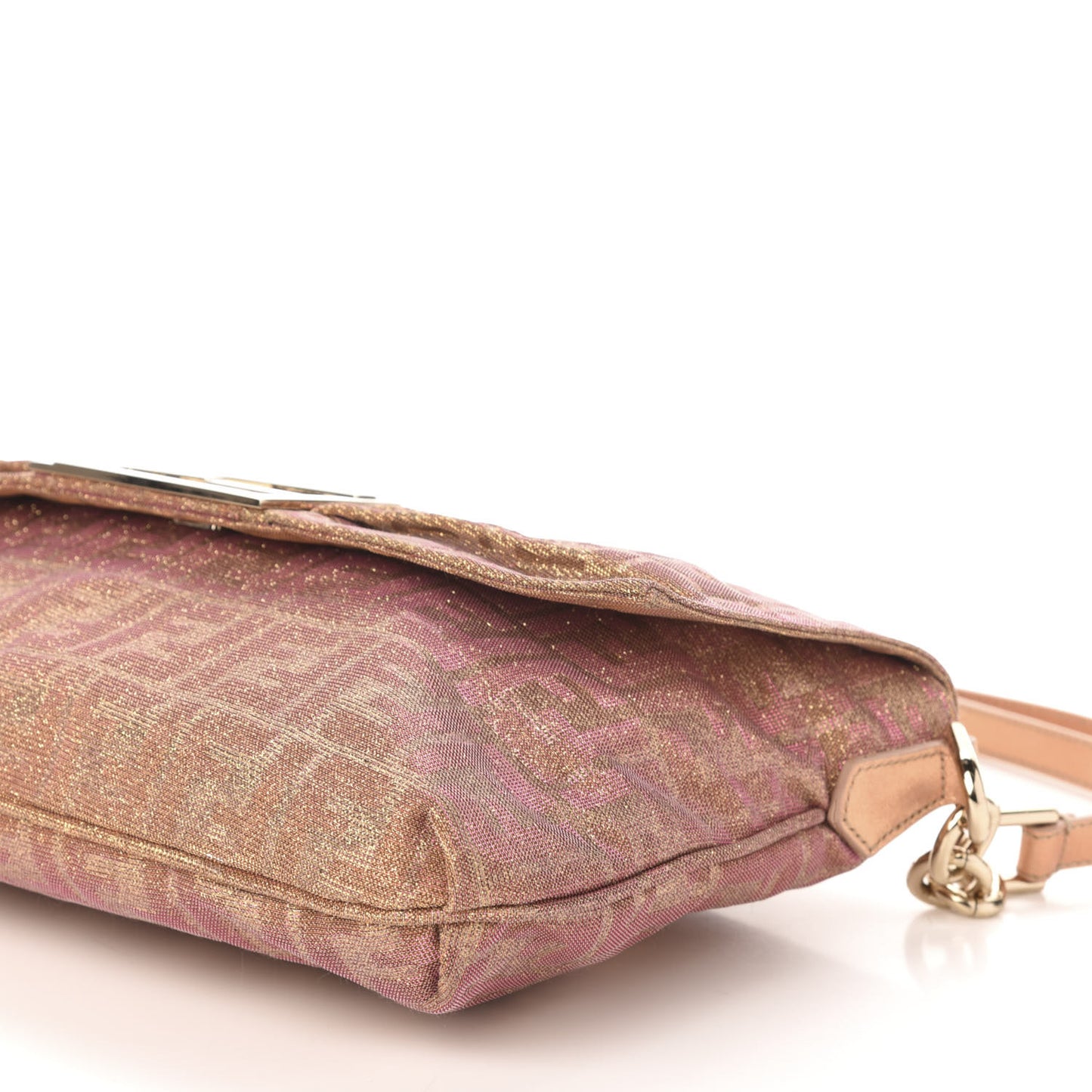 Metallic Lurex Zucca Large Mia Shoulder Flap Arancio