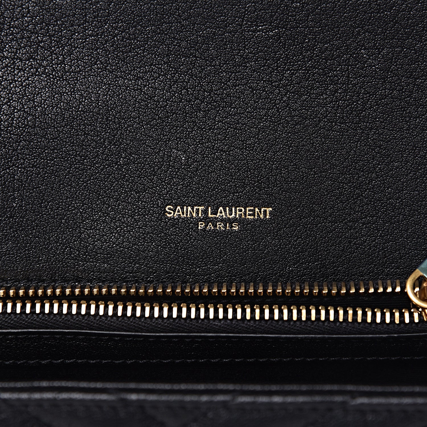 Saint Laurent Sheepskin Matelasse Chevron Monogram Medium College Bag Black 6 of 11