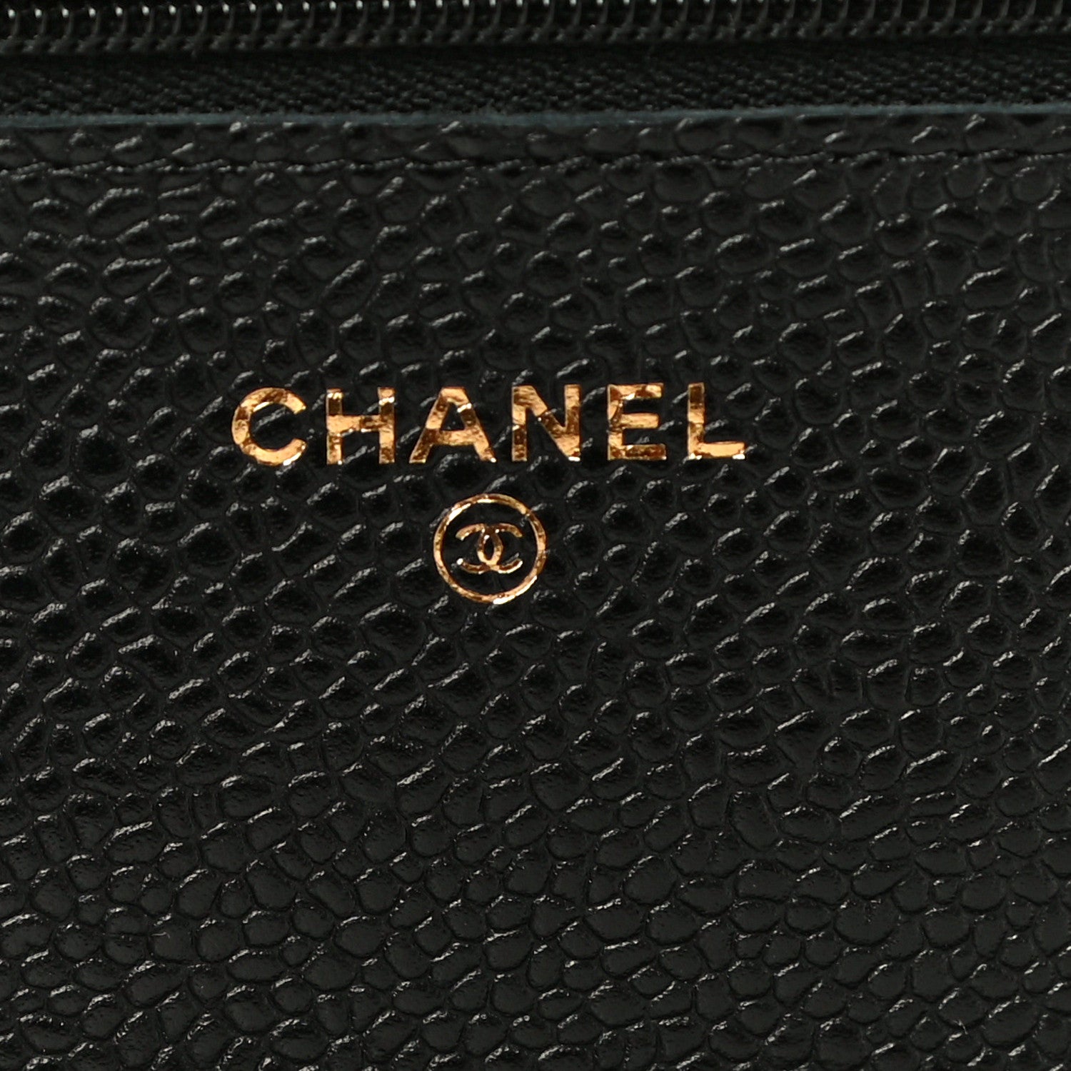 Chanel Caviar Quilted Wallet On Chain WOC Black 6 of 12