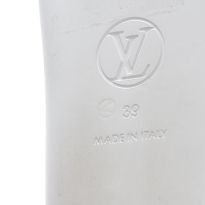 Louis Vuitton Rubber Monogram Embossed Sunbath Flat Mule 39 White 8 of 12