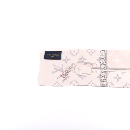 Louis Vuitton Silk Monogram Confidential Bandeau Light Pink 3 of 4
