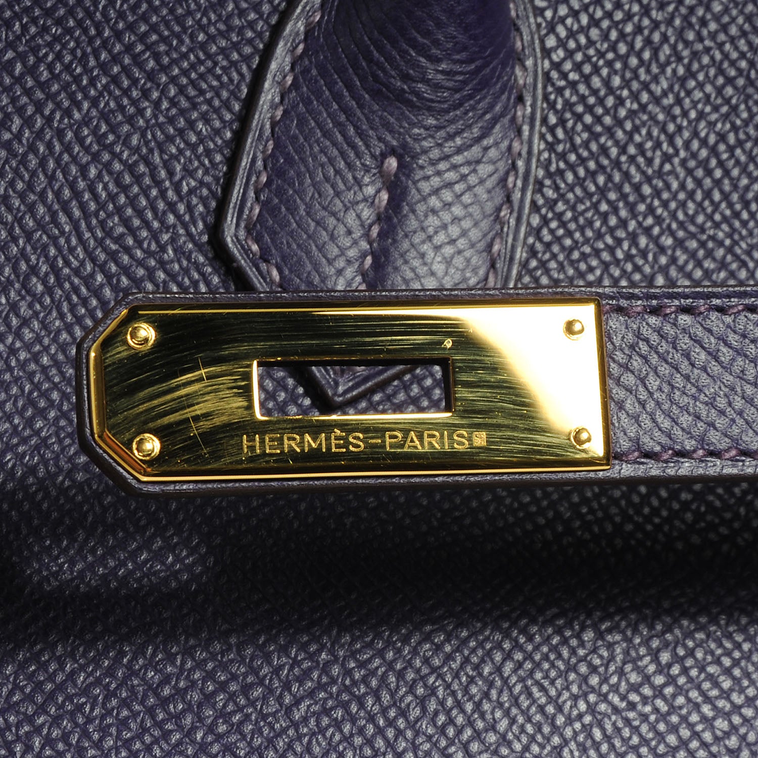 Hermes Epsom Birkin 40 Iris 6 of 10