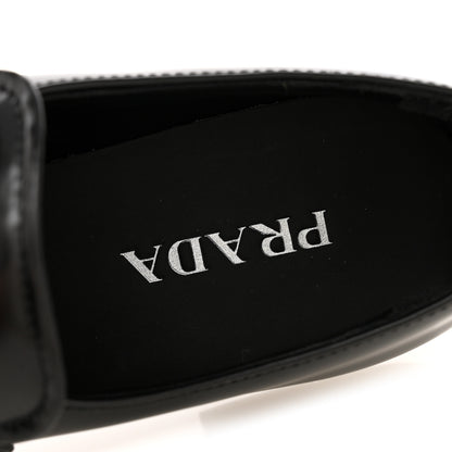 Prada Spazzolato Loafers 40 Black 8 of 11