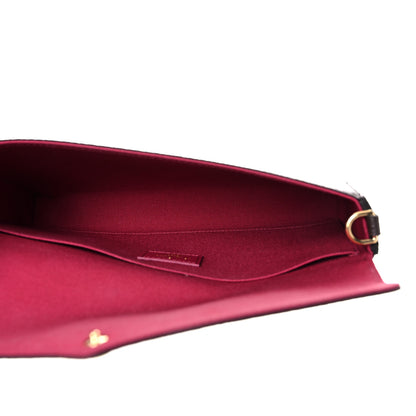 Louis Vuitton Monogram Pochette Felicie Chain Wallet Fuchsia 7 of 10