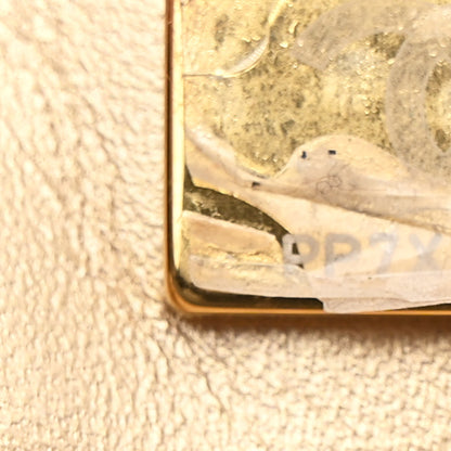 Chanel Lambskin Quilted CC Crystal Logo Chain Flap Black 8 of 11