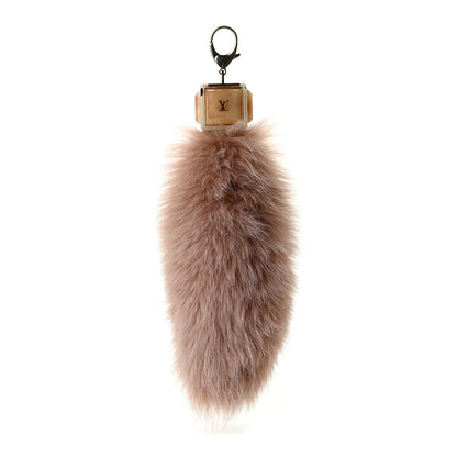 Louis Vuitton Fox Fur Foxy Key Holder Bag Charm Blush 1 of 6