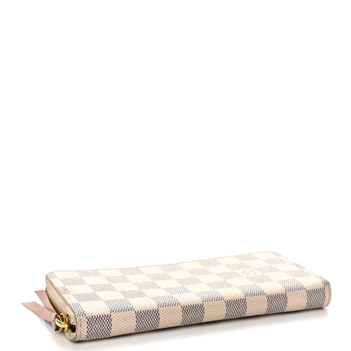 Damier Azur Clemence Wallet Rose Ballerine