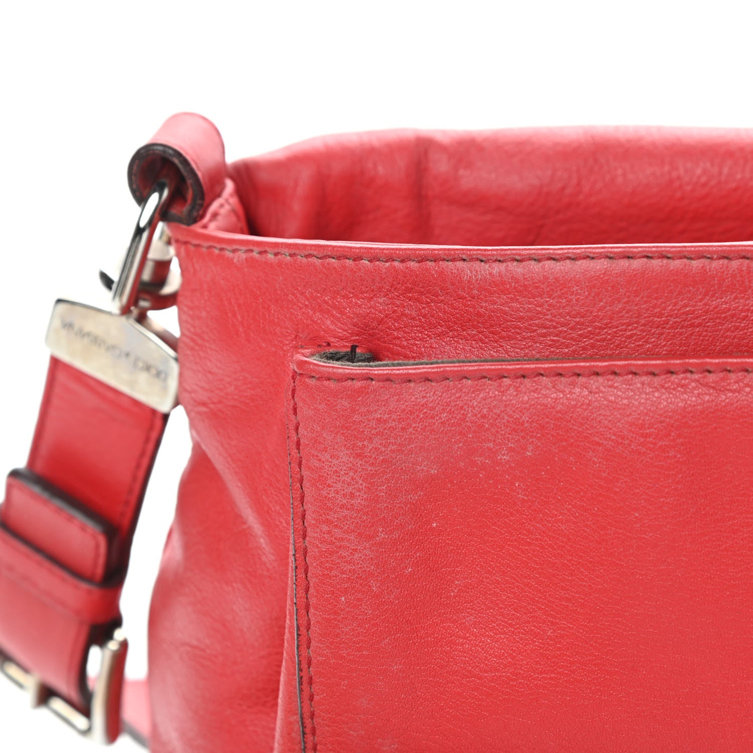 Dolce & Gabbana Calfskin Miss Sleek Shoulder Bag Red 12 of 18