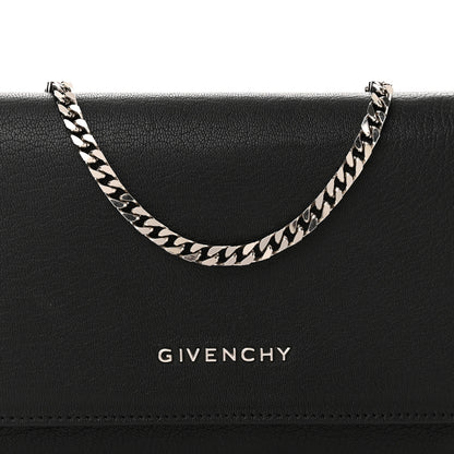 Givenchy Sugar Goatskin Pandora Chain Wallet Black 7 of 11