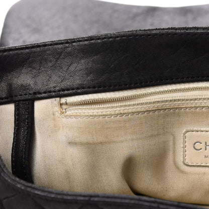 Chanel Washed Lambskin Quilted Maxi Chain Around Flap Black 8 of 14