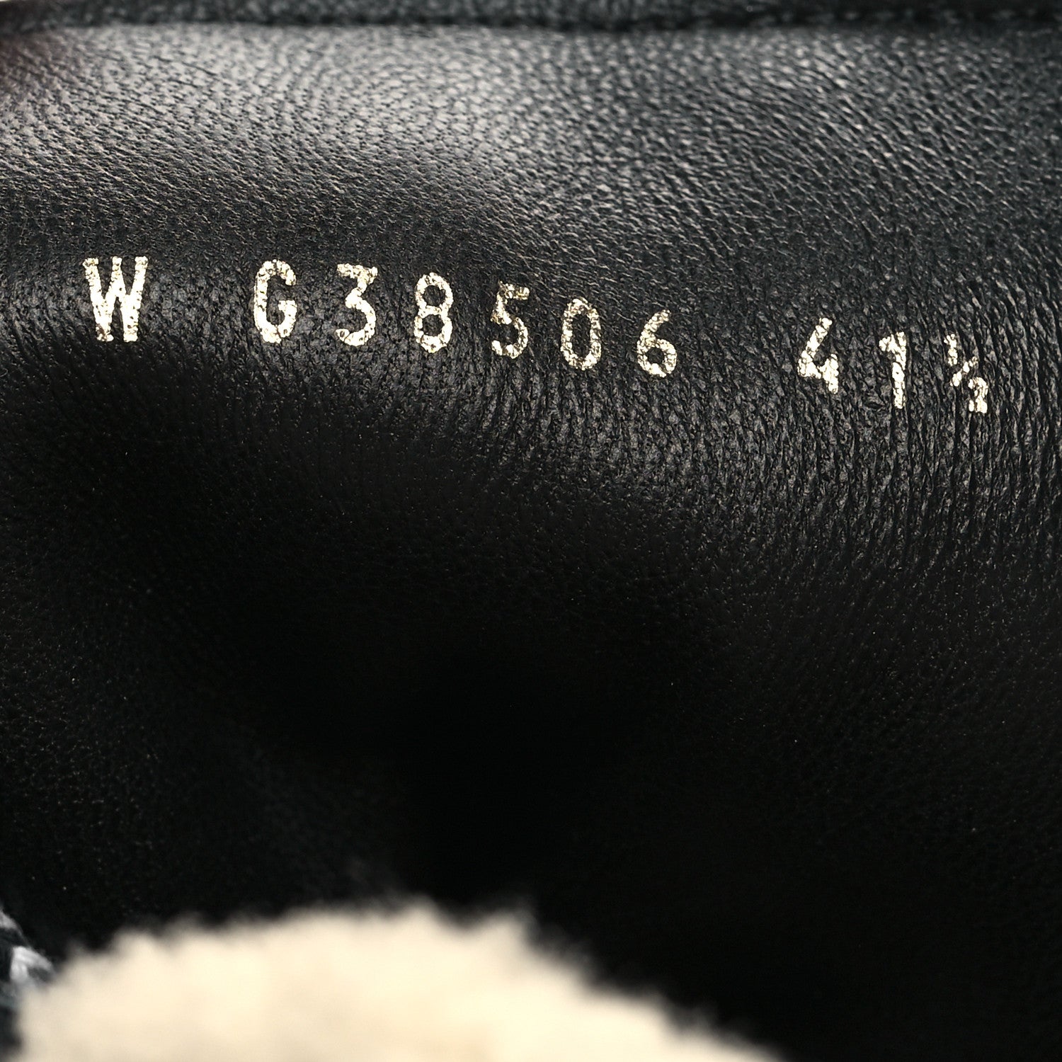 Chanel Lambskin Shearling Suede CC High Lace Up Boots 41.5 Black 6 of 8