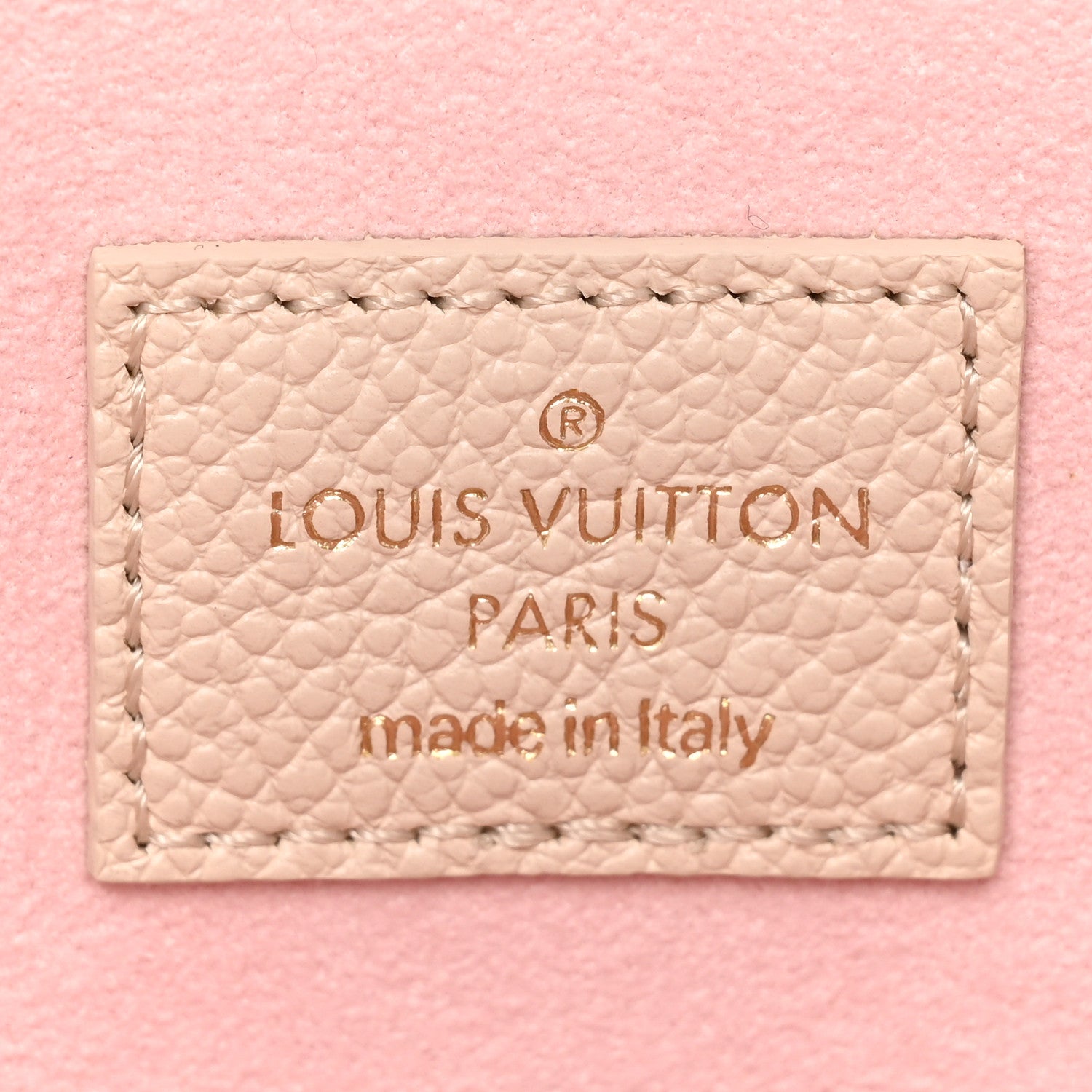 Louis Vuitton Empreinte Spring in the City Felicie Pochette Chain Wallet Pink Beige Yellow 7 of 8