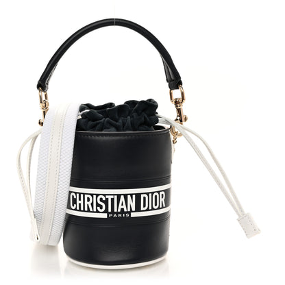 Christian Dior Calfskin Micro Dior Vibe Bucket Blue 1 of 10