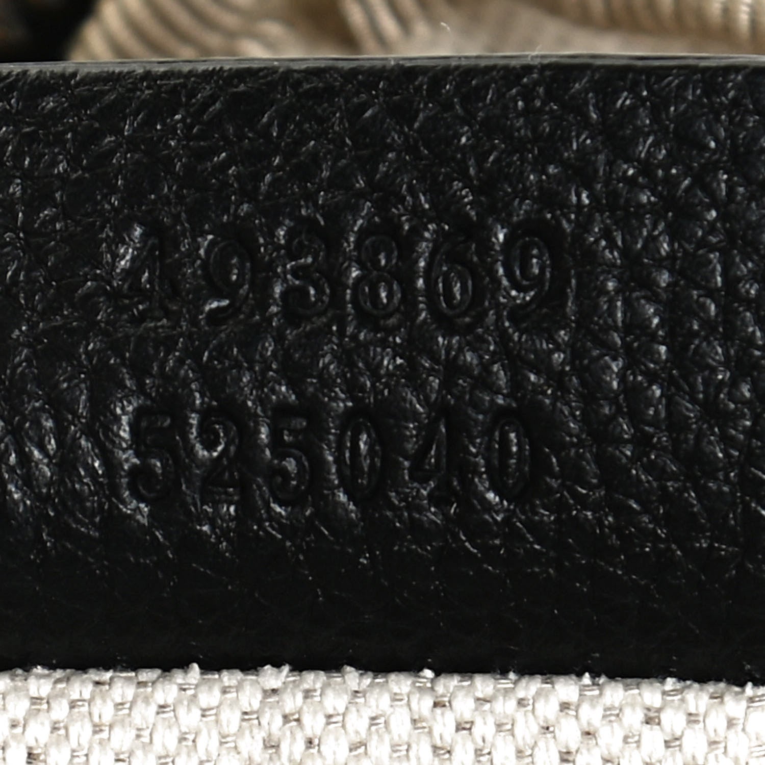 Gucci Grained Calfskin Logo Belt Bag Black 7 of 11