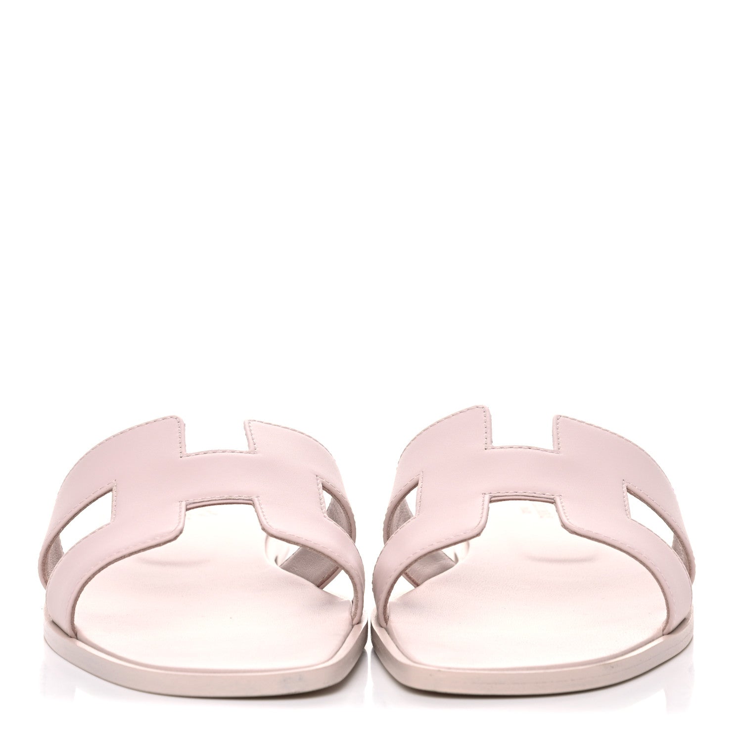Hermes Calfskin Oran Sandals 40 Rose Petale 2 of 11