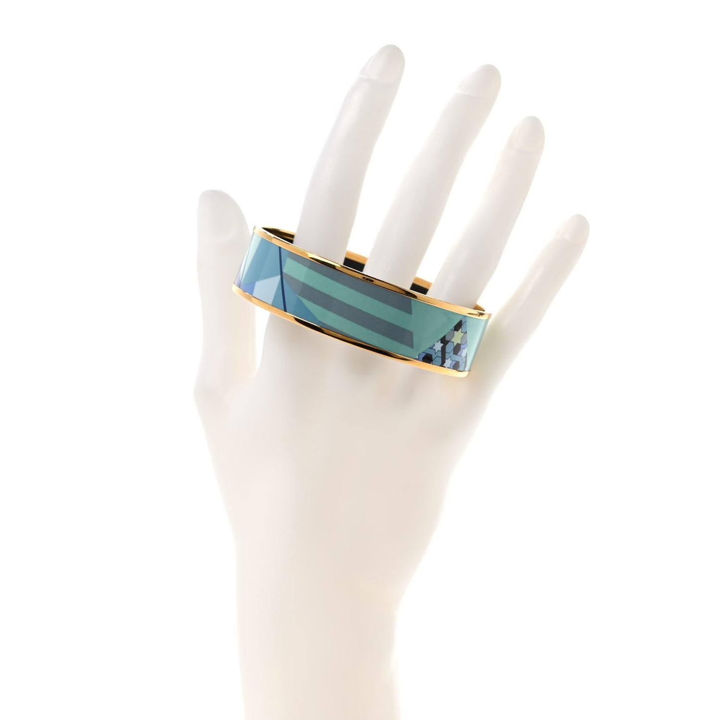 Enamel Printed Wide Bracelet 62