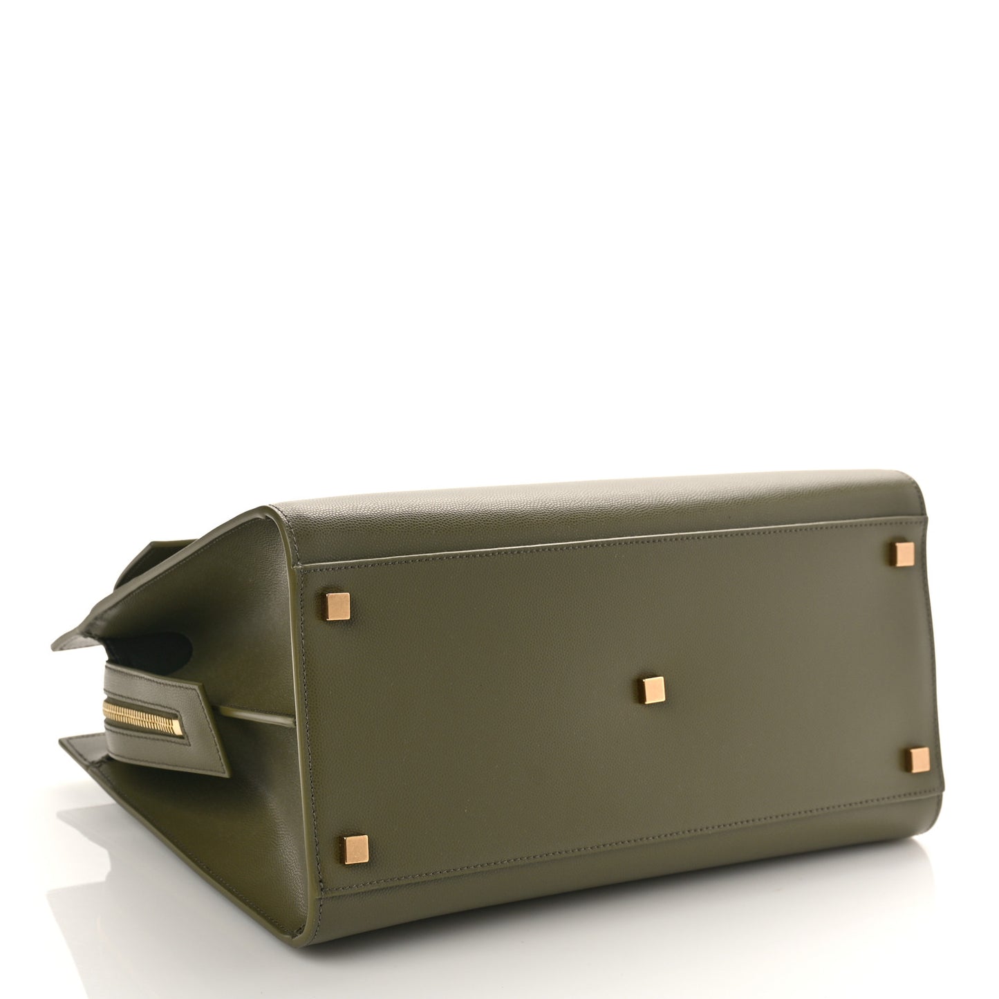 Grain De Poudre Medium Uptown Tote Vert Kaki