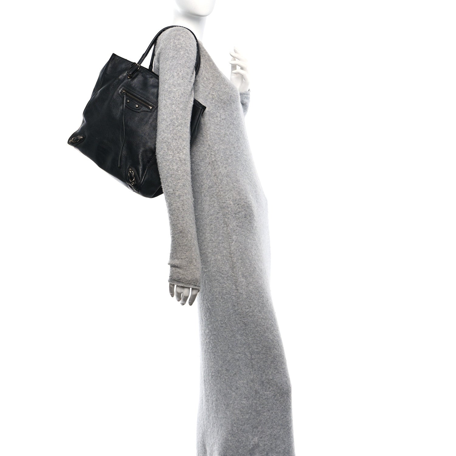 Balenciaga Veau Papier A5 Tote Tote Black 2 of 14