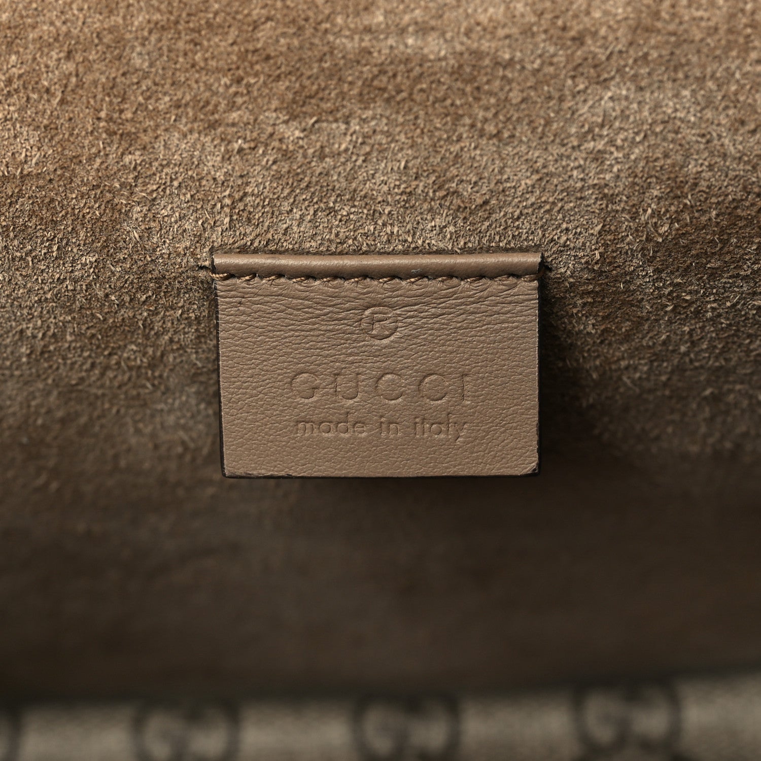 Gucci GG Supreme Monogram Small Dionysus Shoulder Bag Taupe 6 of 7