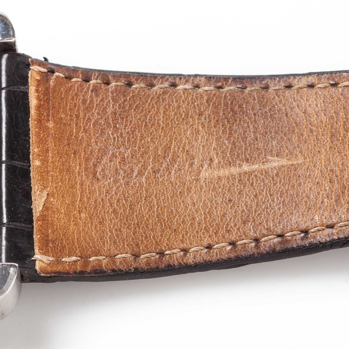 Stainless Steel Alligator 38mm Tank Divan Automatic Watch