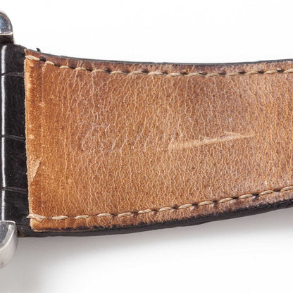 Cartier Stainless Steel Alligator 38mm Tank Divan Automatic Watch 14 of 15