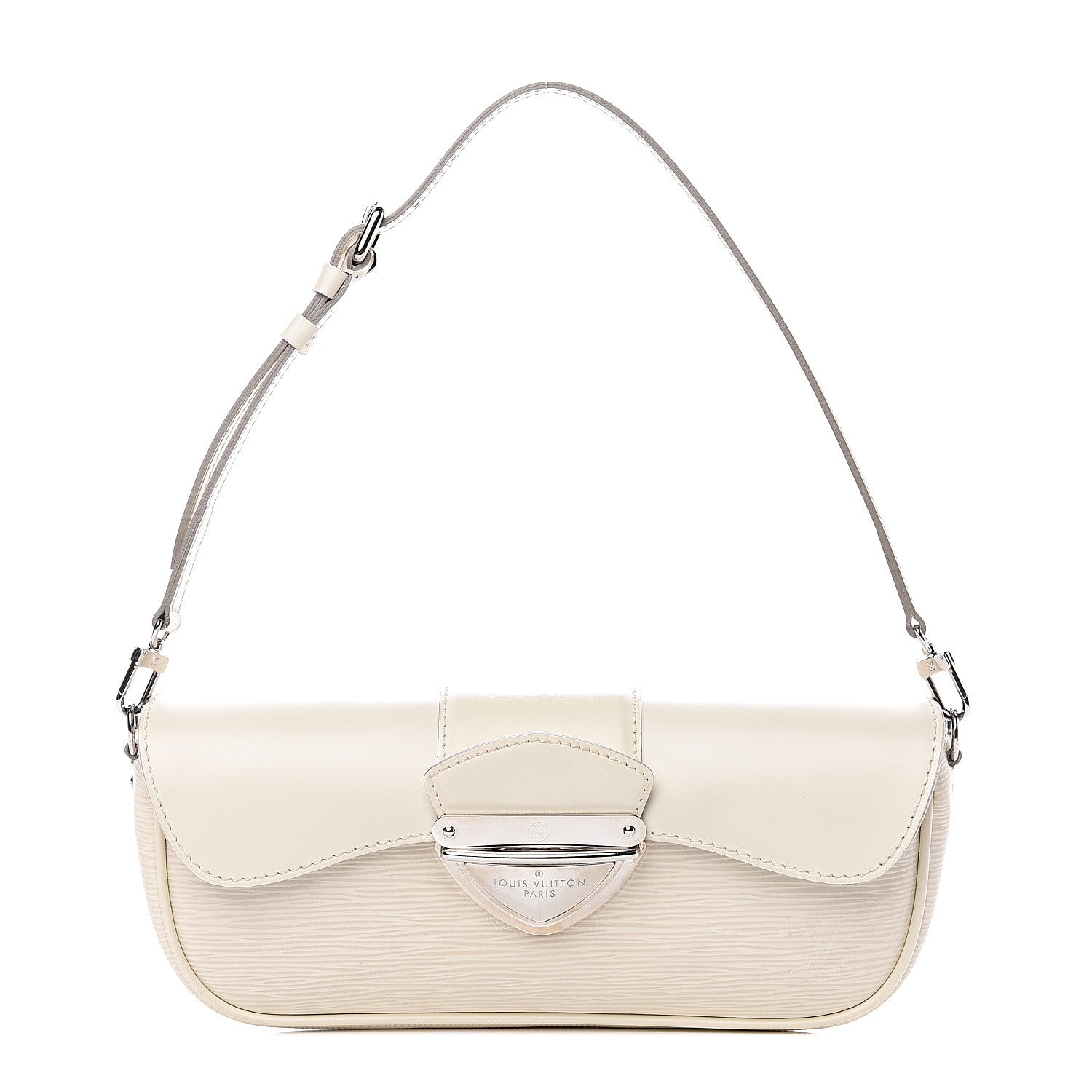 Louis Vuitton Epi Montaigne Clutch Ivory 1 of 8