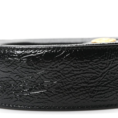 Gucci Suede Patent Web Mini Ophidia Round Shoulder Bag Black 10 of 11