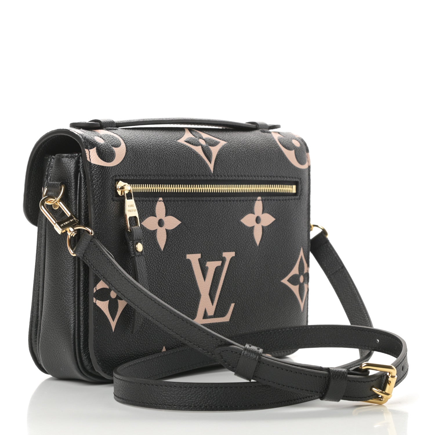 Louis Vuitton Empreinte Monogram Giant Pochette Metis Black Beige 3 of 11