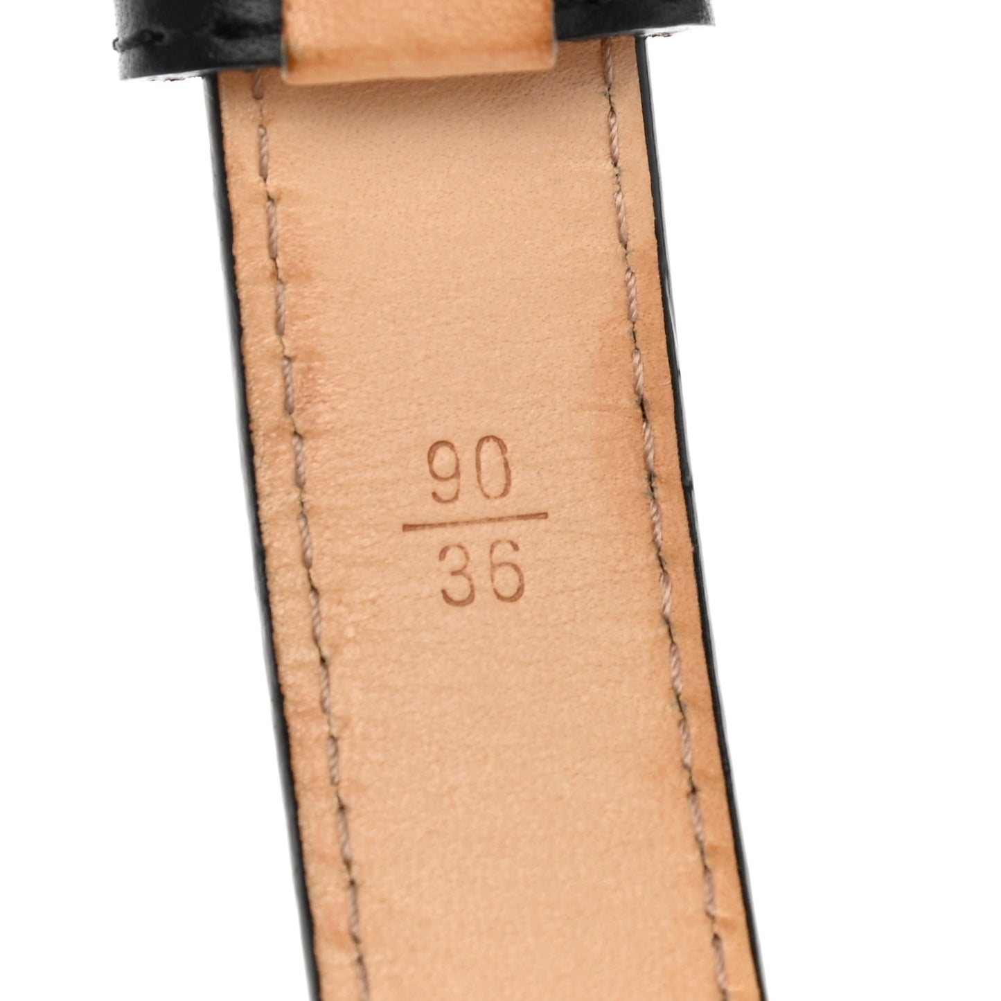 Signature LV Initiales Belt 90 36 Black